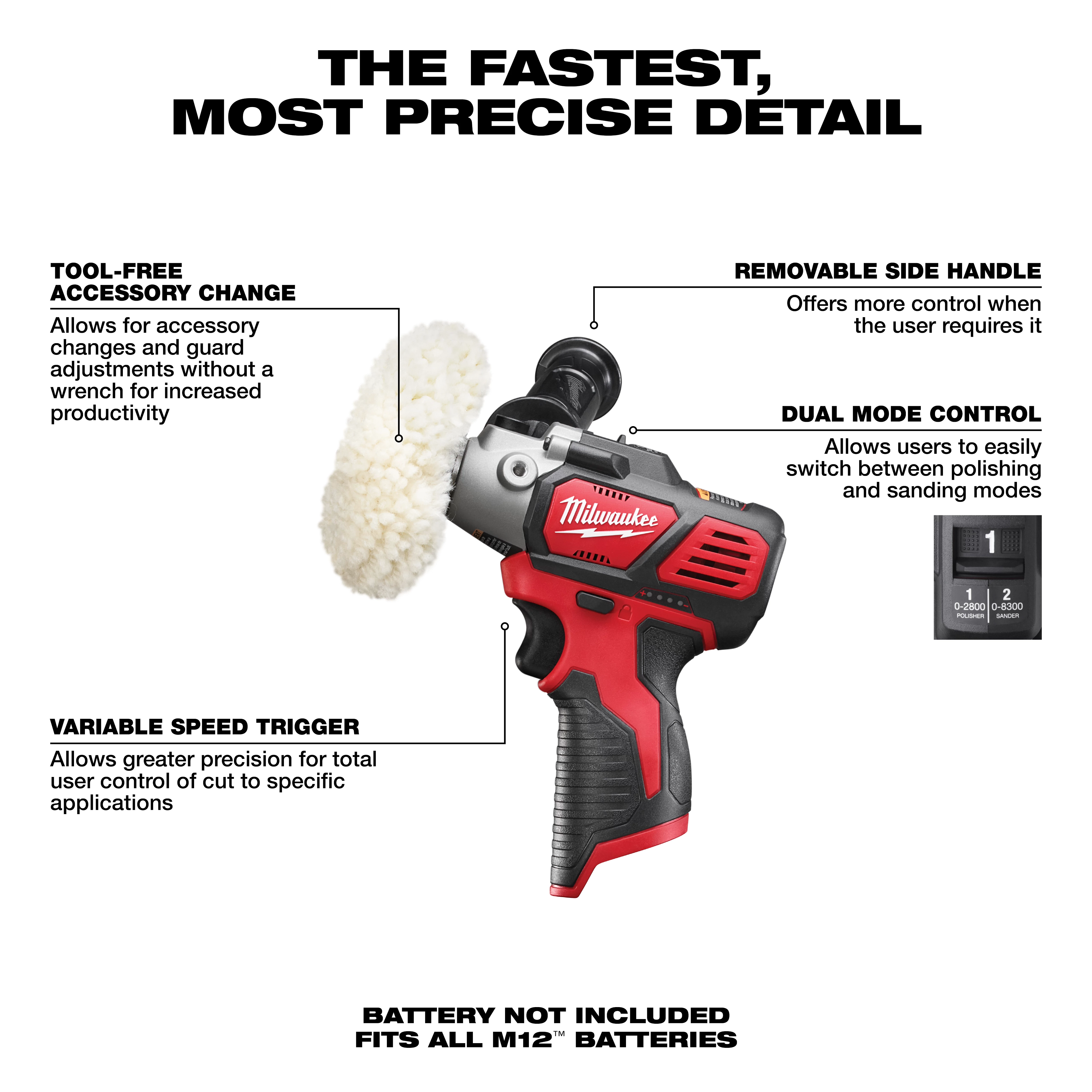 M12 Variable Speed Polisher/Sander