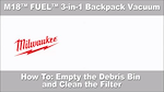 0885 How to Empty and Clean