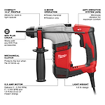 5/8" SDS Plus Rotary Hammer Kit Walkaround