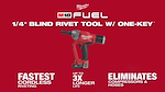 Milwaukee M18 FUEL Blind Rivet Tool w ONE-KEY