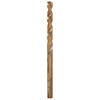 Red Helix Cobalt 15/64-inch drill bit with a bronze finish, featuring a twisted design for enhanced cutting and durability.