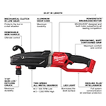 M18 FUEL™ SUPER HAWG™ Right Angle Drill w/ QUIK-LOK™