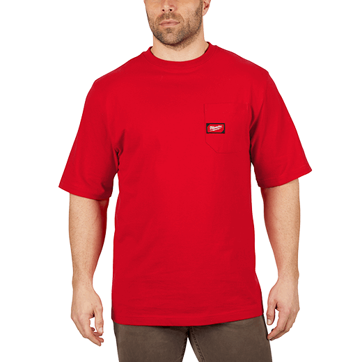 601R, 601RS, 601RM, 601RL, 601RXL, 601RXXL, 601R3XL - Short Sleeve Heavy Duty Pocket T-Shirt