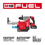 M18 FUEL™ 1” SDS Plus Rotary Hammer w/ Dust Extractor Kit FUEL USP