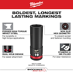 Metric 6pt Impact Sockets