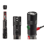 2161-21 - USB Rechargeable 1100L Twist Focus Flashlight