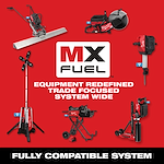 MX FUEL™ Battery System Tile
Equipment Redefined
Trade Focused
System Wide
Fully Compatible System