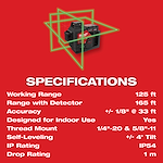 M12™ Green 360° 3-Plane Laser Kit