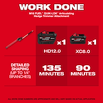 M18 FUEL™ QUIK-LOK™ Articulating Hedge Trimmer Attachment
