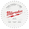 Milwaukee Circular Saw Blade for fine finish wood cutting, 7-1/4 inch, 40 teeth, with ATB tooth pattern, anti-friction coating, and laser-cut technology.
