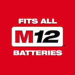 Fits all M12 batteries