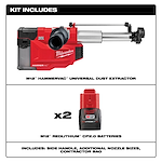 M12™ HAMMERVAC™ Universal Dust Extractor Kit