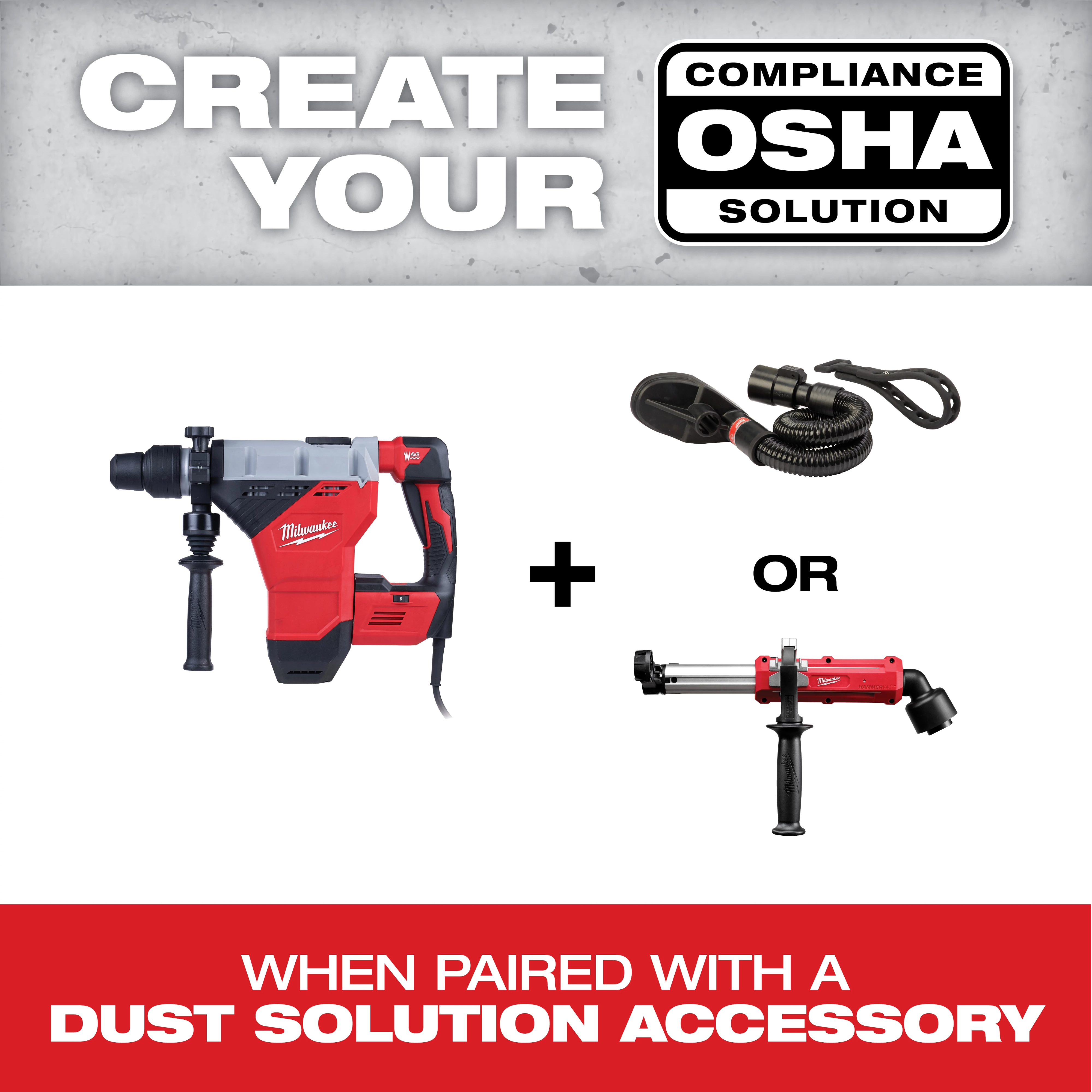 Corded Rotary Hammer OSHA Compliance Graphic
