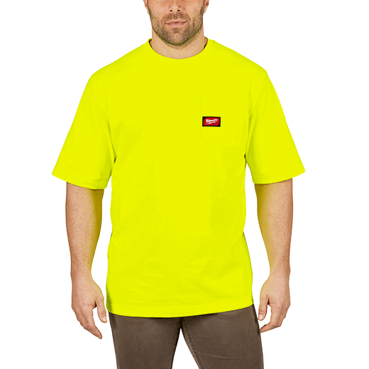 601HV, 601HVS, 601HVM, 601HVL, 601HVXL, 601HVXXL, 601HV3XL - Short Sleeve Heavy Duty Pocket T-Shirt
