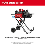Universal Dies Image Reel compatible with the MX Fuel Pipe Threading Machine. Features include portability and pipe-threading capabilities.