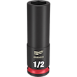 SHOCKWAVE 3/8 in. Drive 1/2 in. Deep 6 Point Impact Socket 1 Pack