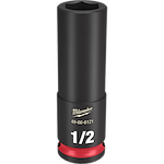 SHOCKWAVE 3/8 in. Drive 1/2 in. Deep 6 Point Impact Socket 1 Pack