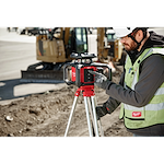 M18™ Red Exterior Rotary Laser Level Kit w/ Receiver App Shot