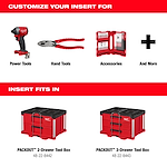 PACKOUT Drawer Insert fits in compatible PACKOUT product