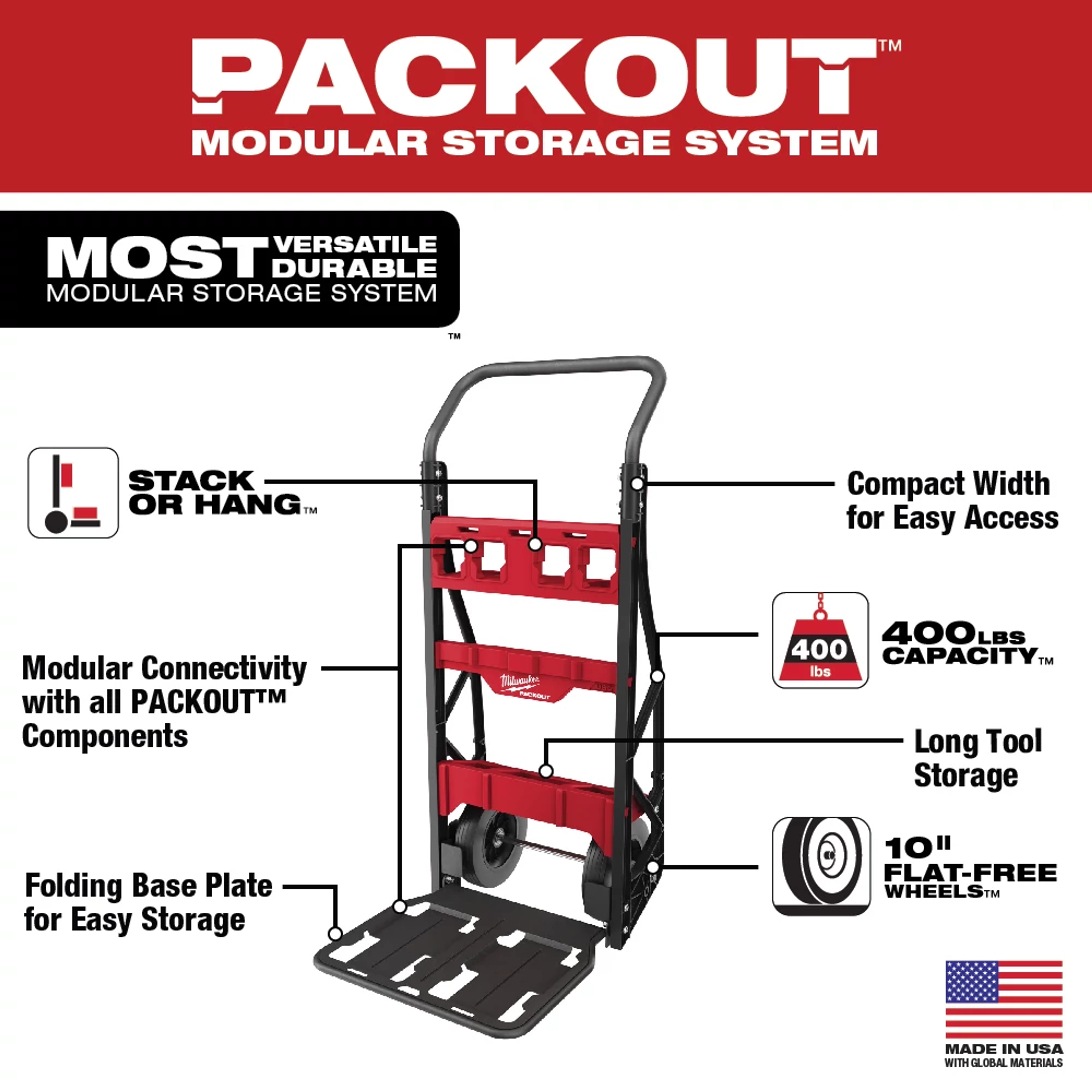 PACKOUT 2-Wheel Cart Walk Around image