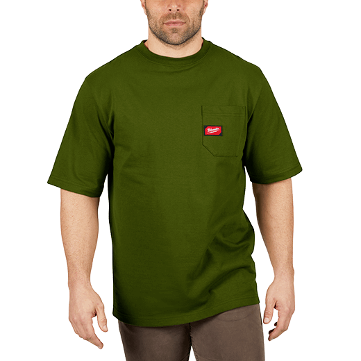 601OG, 601OGS, 601OGM, 601OGL, 601OGXL, 601OGXXL, 601OG3XL - Short Sleeve Heavy Duty Pocket T-Shirt