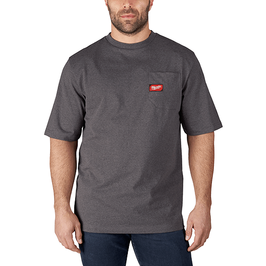 601G, 601GS, 601GM, 601GL, 601GXL, 601GXXL, 601G3XL - Short Sleeve Heavy Duty Pocket T-Shirt