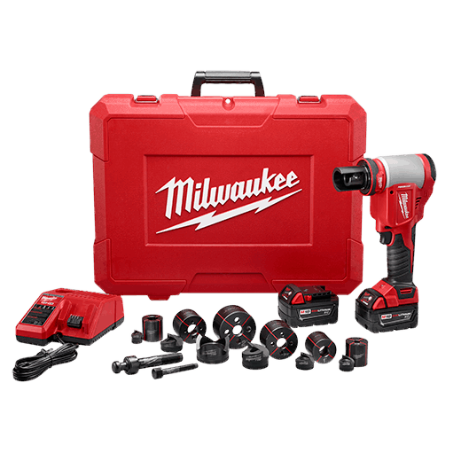 2676-22 - M18 FORCE LOGIC™10 Ton Knockout Tool Kits: 2676-20; 2676-22; 2676-23