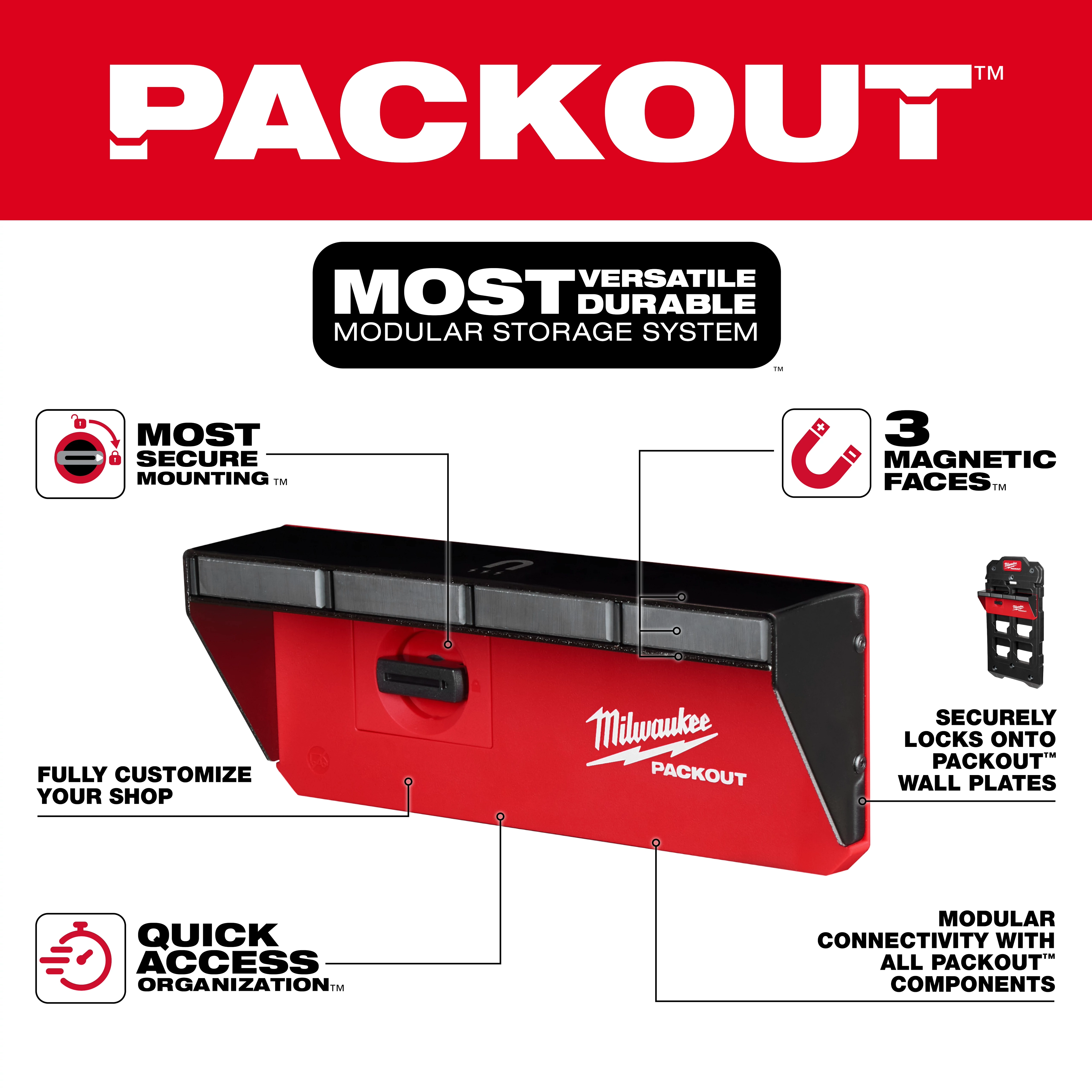 PACKOUT™ Magnetic Rack