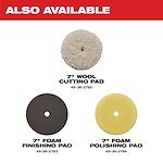 M18 FUEL 7" Variable Speed Polisher Accessories Available