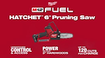 M12 FUEL HATCHET  6 Pruning Saw