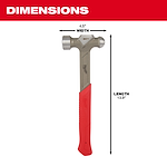 24oz Steel Ball Peen Hammer