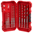 10 Piece Hammer Drill Bit Set