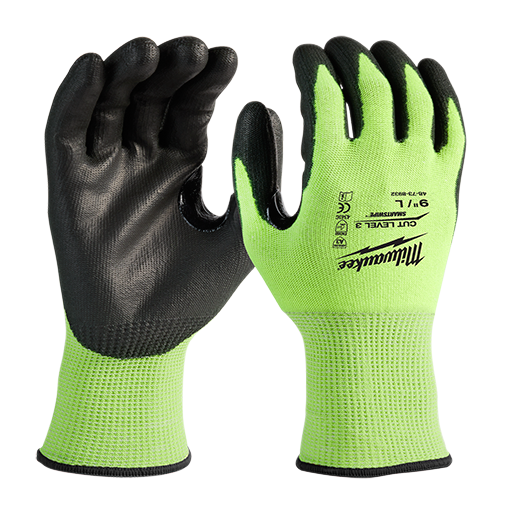 48-73-8932 - Hi Vis Cut Gloves