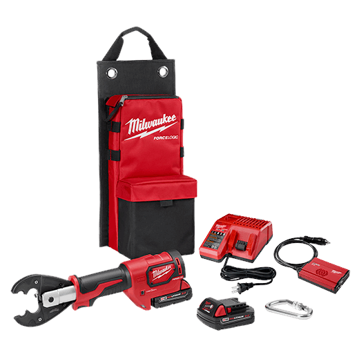 2678-22BG - FORCELOGIC™ M18™ 6T Crimper Kit with D3 Grooves and Fixed BG Die