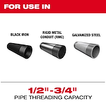 Universal%20Dies%20Image%20Reel is for threading 1/2"-3/4" black iron, rigid metal conduit (RMC), and galvanized steel pipes.