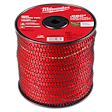 Large spool of red Milwaukee trimmer line, 48-12-0518 model, labeled "0.080 in. x 5,040