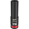SHOCKWAVE 3/8 in. Drive 7/16 in. Deep 6 Point Impact Socket 1 Pack