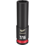 SHOCKWAVE 3/8 in. Drive 7/16 in. Deep 6 Point Impact Socket 1 Pack