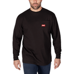 602B, 602BS, 602BM, 602BL, 602BXL, 602BXXL, 602B3XL - Long Sleeve Heavy Duty Pocket T-Shirt