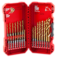 SHOCKWAVE Impact Duty™ RED HELIX™ Titanium Drill Bit Set - 23PC