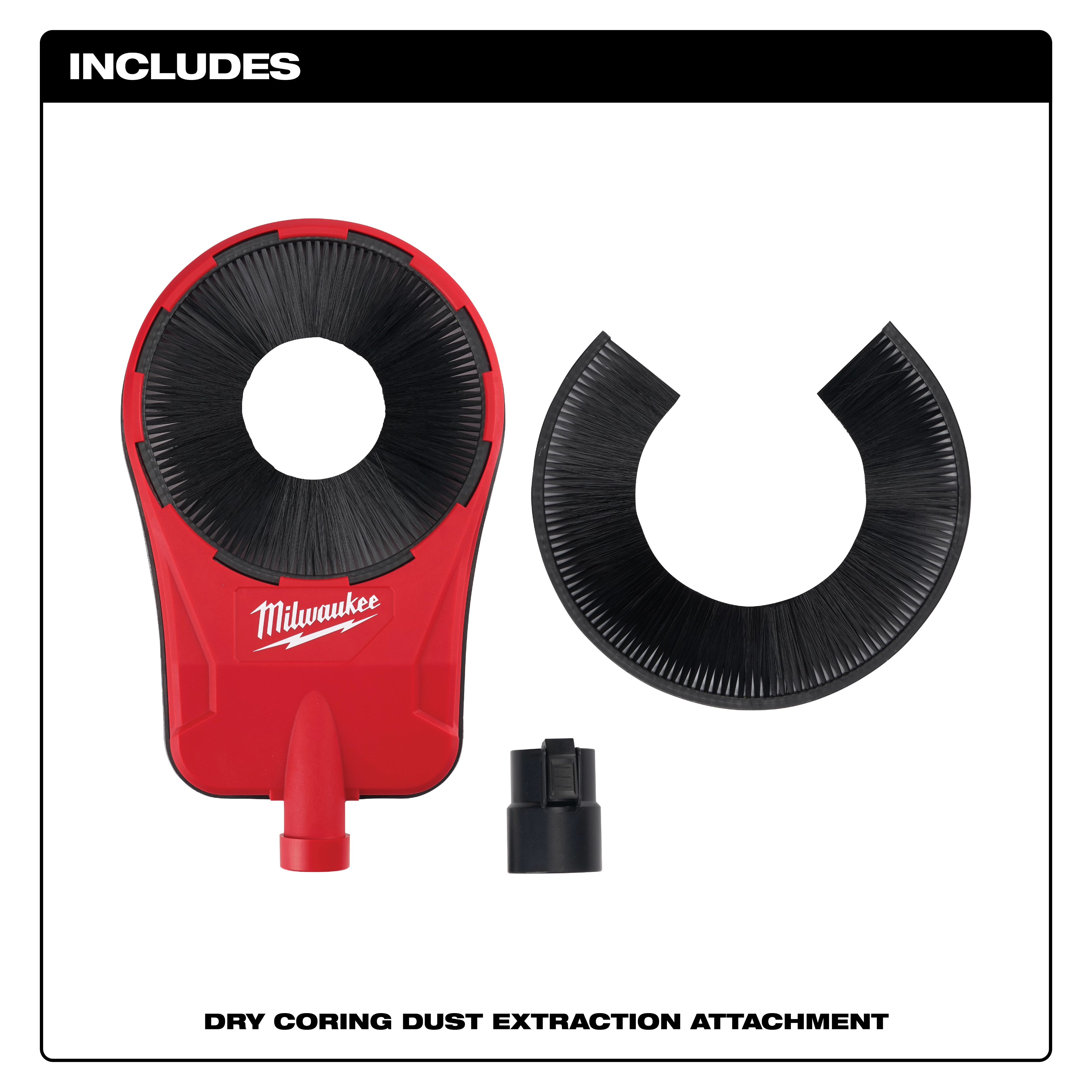 Dry Coring Dust Extraction Attachment