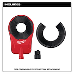Dry Coring Dust Extraction Attachment