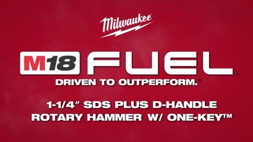 M18 FUEL SDS Plus D-Handle Rotary Hammer with ONE KEY