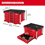 PACKOUT™ 4-Drawer Dimensions