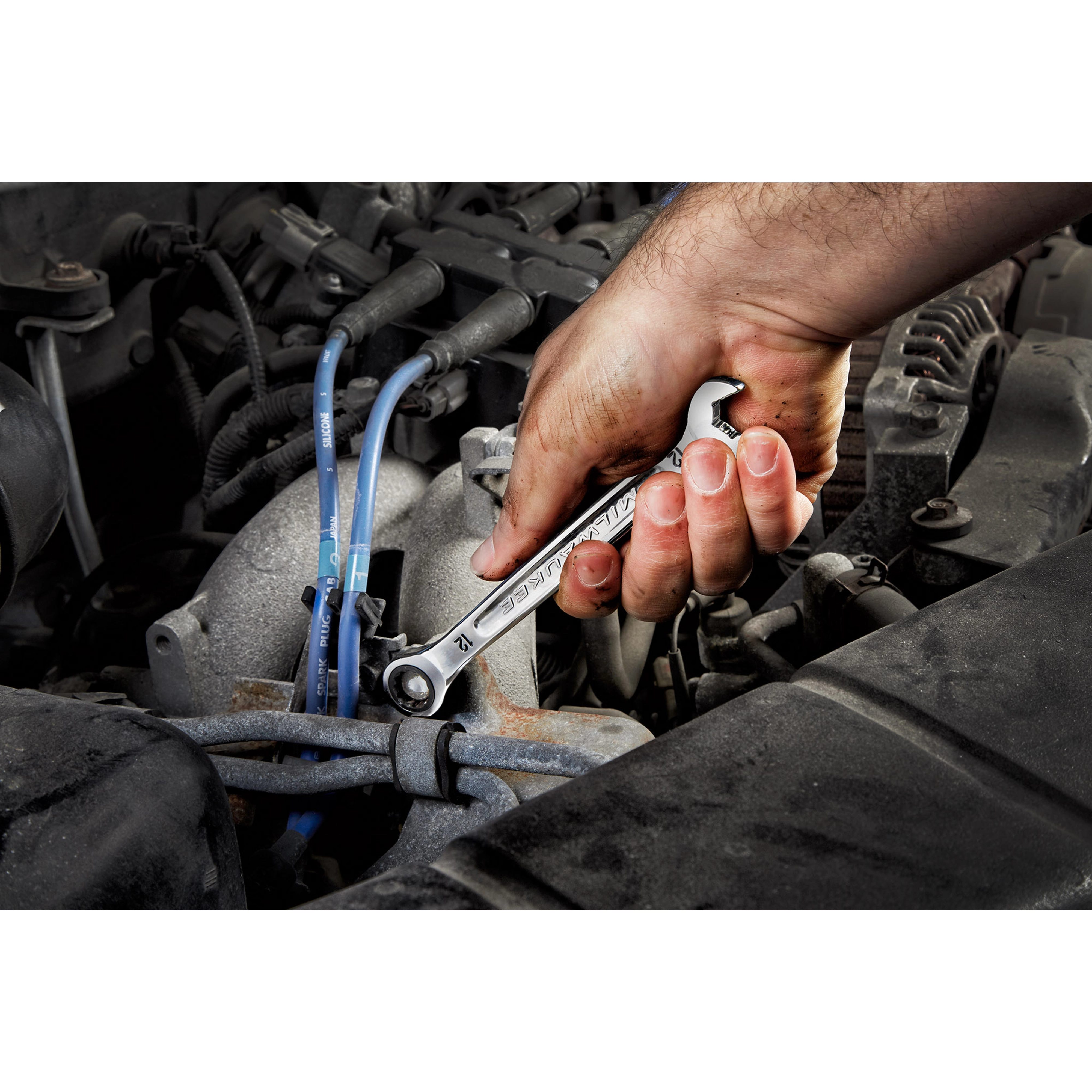 15 pc. Metric Ratcheting Combination Wrench Set