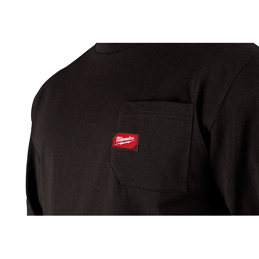 602B, 602BS, 602BM, 602BL, 602BXL, 602BXXL, 602B3XL - Long Sleeve Heavy Duty Pocket T-Shirt