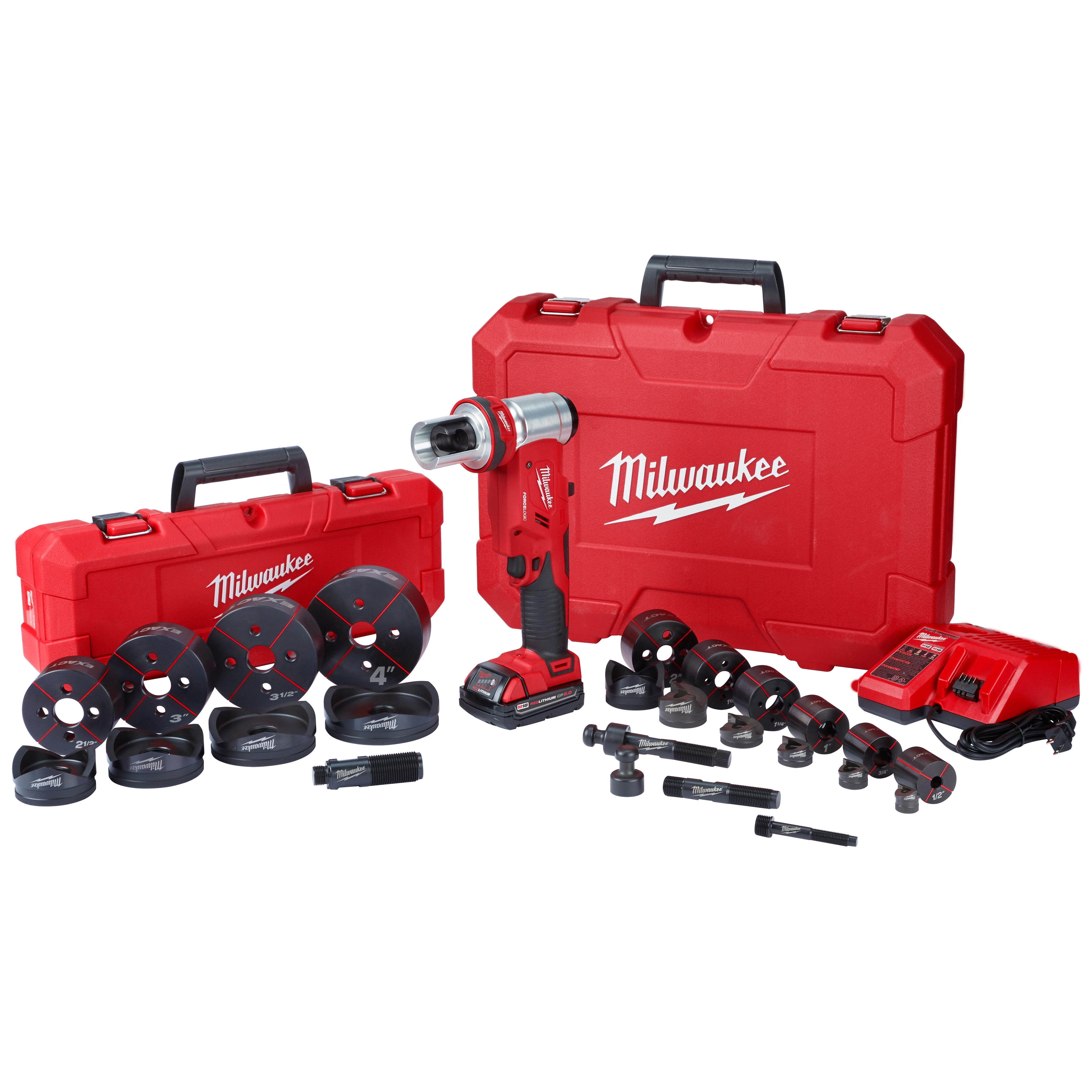 M18 6T Knockout Tool 1/2" - 4" Kit