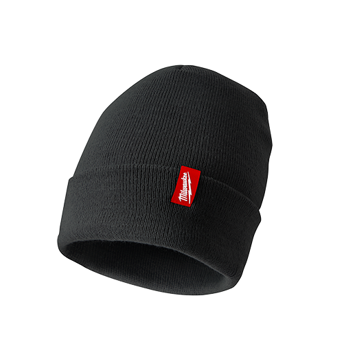 506B - Acrylic Cuffed Beanie – Black