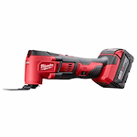 2626-22 - M18 Multi-Tool Kit, 2626 Includes 2 batteries, wood cutting blades, sanding pad, sanding sheets, charger, contractor bag