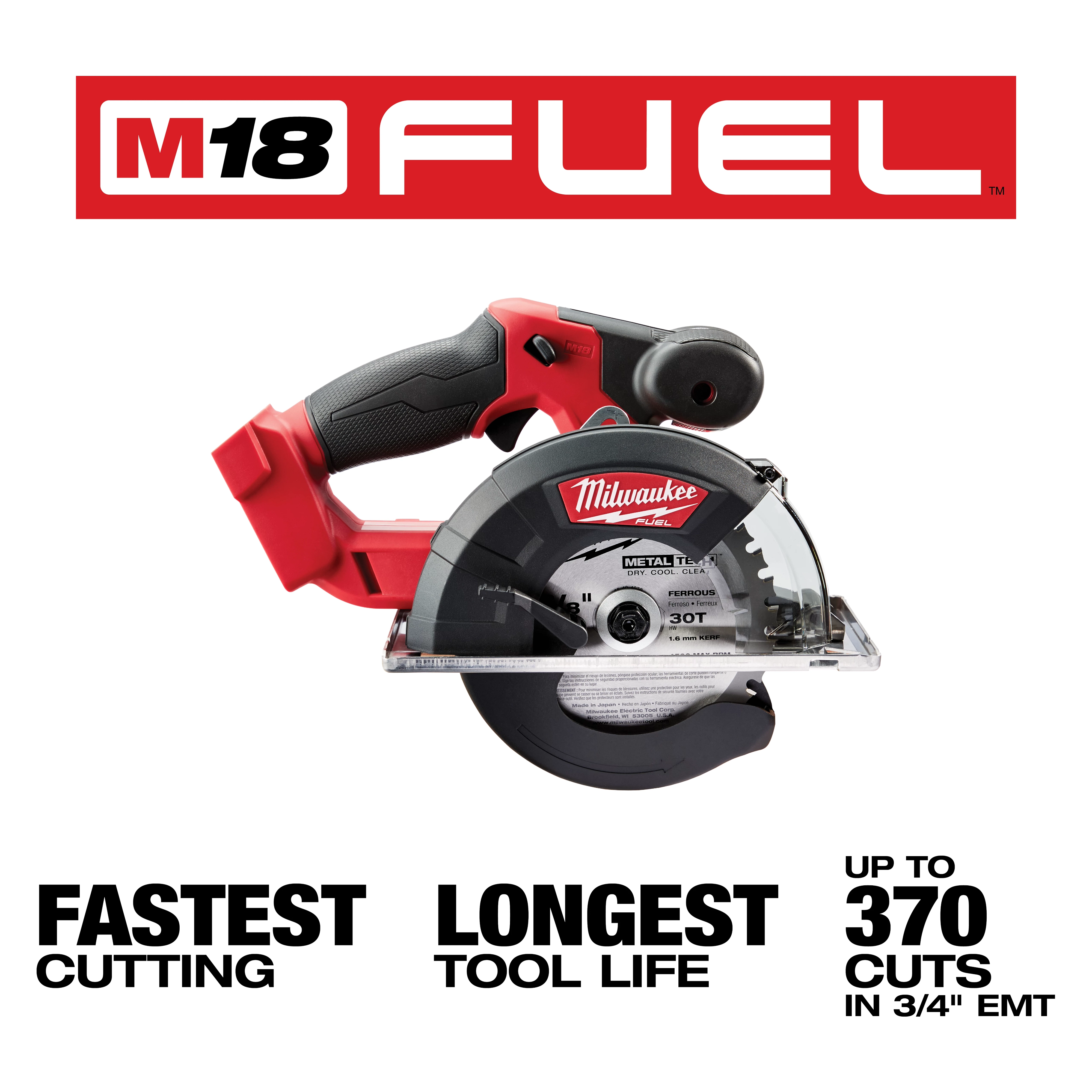 M18 FUEL Metal Cutting Circular Saw FUEL USPs Bare Tool